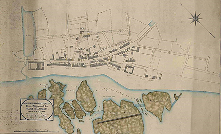 Le port et le front de mer en 1862