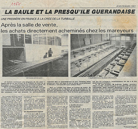 Une première en France à la criée de La Turballe