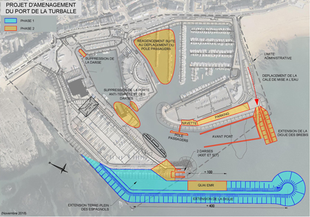 Carte et plan du port