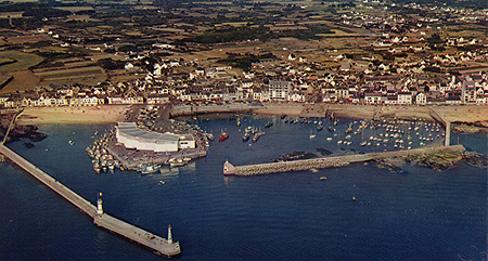 Le port vu d'un goéland