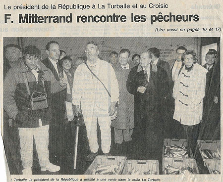Visite de François Mitterand