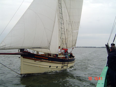 Retour à La Turballe du sardinier Au Gré des Vents