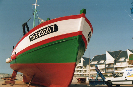Le bateau Au Gré des Vents à Saint Nazaire