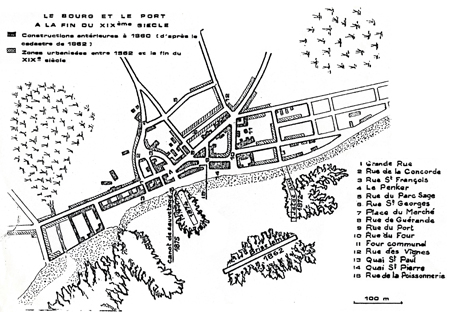 Carte et plan du port