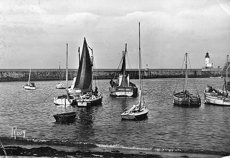 Quelques rares plaisanciers