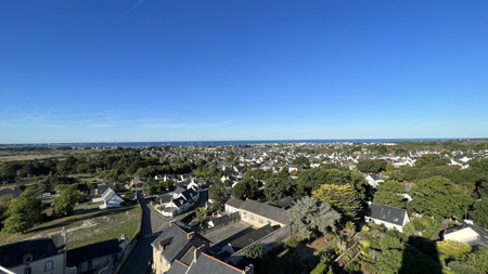 vue du clocher de trescalan