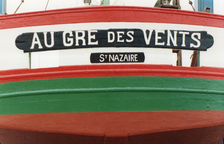 Le bateau Au Gré des Vents à Saint Nazaire