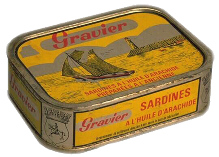 Boite de sardine Gravier
