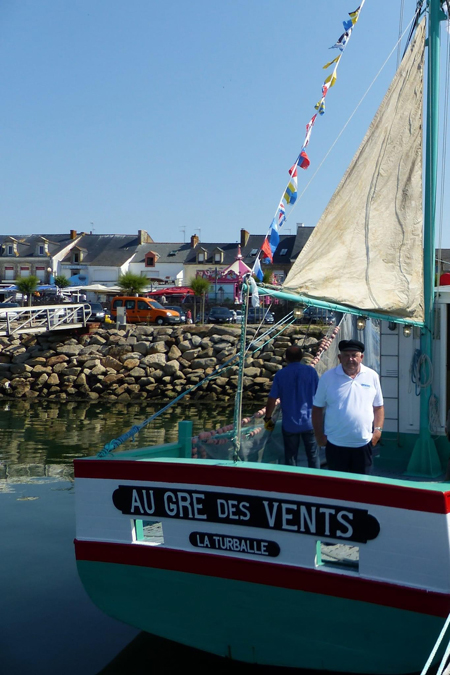 Jacquot à bord du Au Gré des Vents