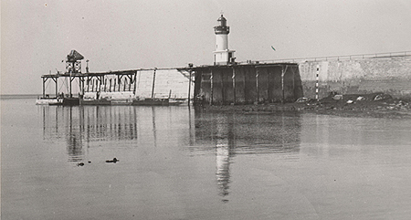 Allongement de la jetée de Garlahy