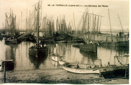 Les bateaux de pêche au port