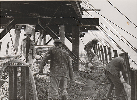 Coulage du béton dans la superstructure