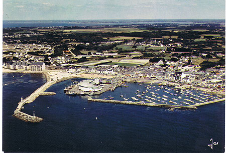 Le port vue aérienne