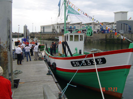 Retour à La Turballe du sardinier Au Gré des Vents