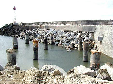 Construction du Quai des Espagnols