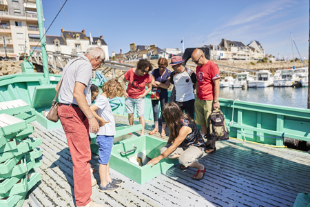 Visite à bord du sardinier Au Gré des Vents