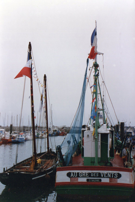 Le bateau Au Gré des Vents à Saint Nazaire