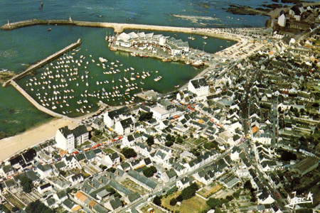 Vue aérienne de La Turballe