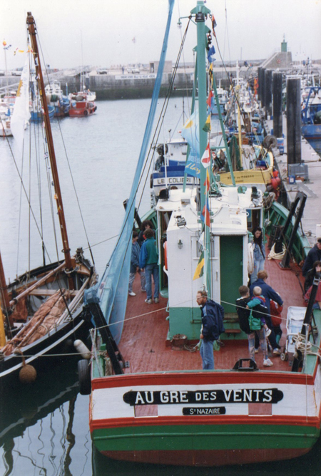 Le bateau Au Gré des Vents à Saint Nazaire