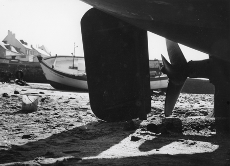 A marée basse sur la plage