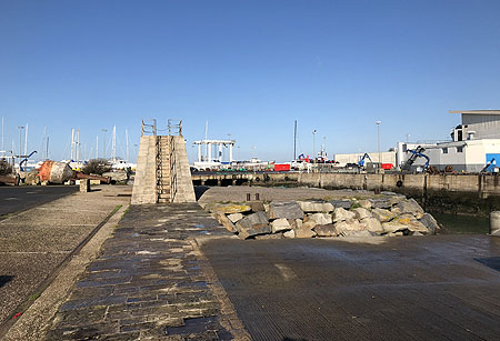 Socle de l’ancien feu vert
