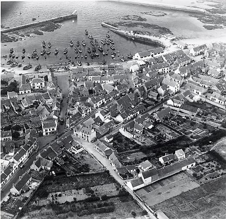 Vue aérienne de La Turballe