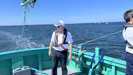 Jean-Pierre Jarno à bord