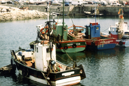 Bateaux au port de Garlahy