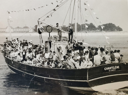 Le Chantelne en sortie en mer