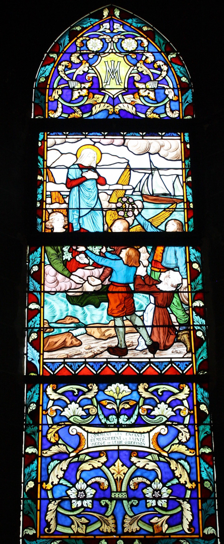 Vitrail de la chapelle de Pen-Bron