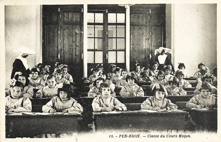 A l'école à Pen-Bron