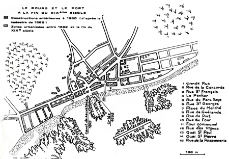 Carte et plan du port