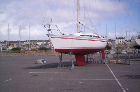 Espace de carénage des plaisanciers