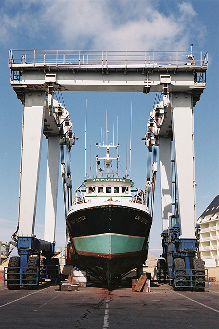 L'Ar Pilhaouer sur l'élévateur