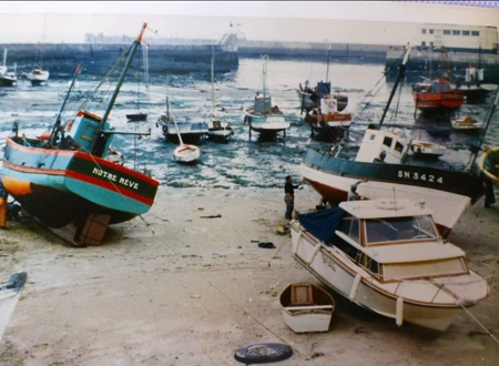 Port à marée basse