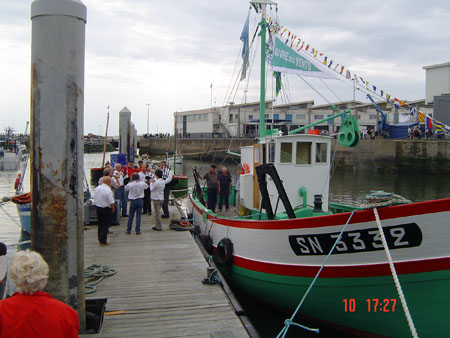 Retour à La Turballe du sardinier Au Gré des Vents