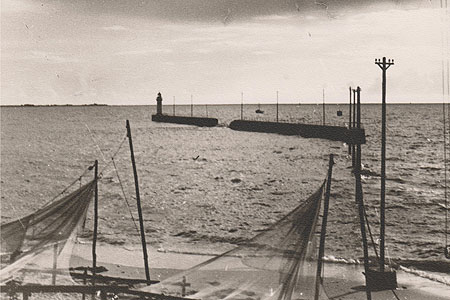 Trouée dans la jetée de Garlahy