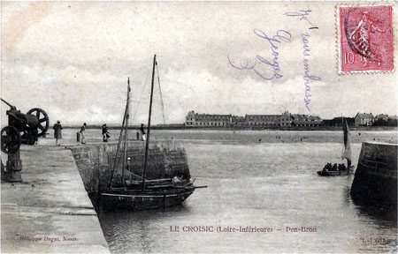 Pen Bron vu du Croisic