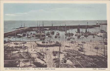Le port à marée basse