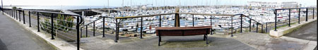 Panoramique du port de plaisance