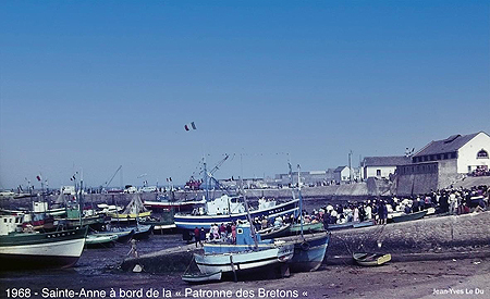 Sainte Anne à bord de la Patronne des Bretons