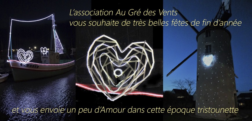 Au Gré des Vents vous envoie un peu d'amour pour les fêtes